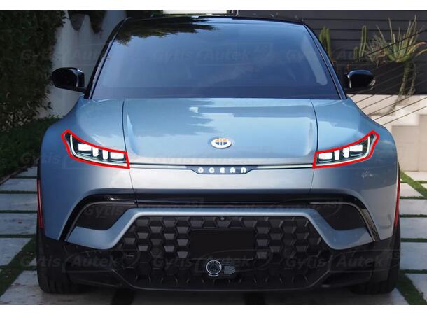 Lyktbeskyttere. Folie. PPF Fisker Ocean 2023-> 