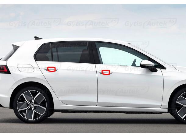 PPF-folie til dørhåndtak | VW Golf VIII 2020-> | gytisautek.no