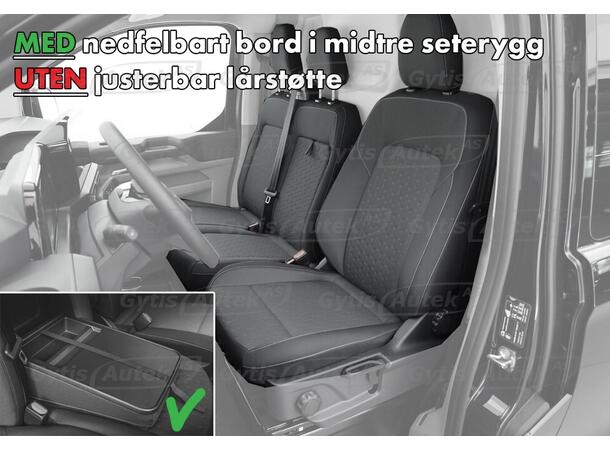 Setetrekk | Ford Transit Custom 2024-> | gytisautek.no