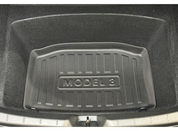 Bagasjeromsmatte | Tesla Model 3 2023-> | gytisautek.no