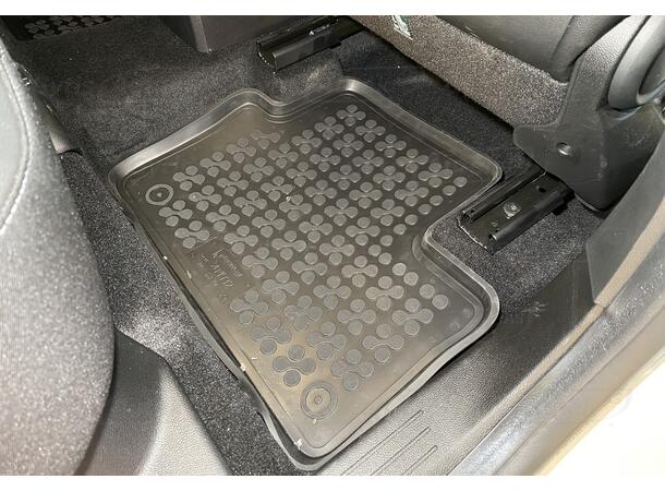 Gulvmatter. Gummi Renault Captur 2020-2023 