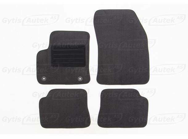 Gulvmatter i stoff til Peugeot e-208 2020-> | gytisautek.no