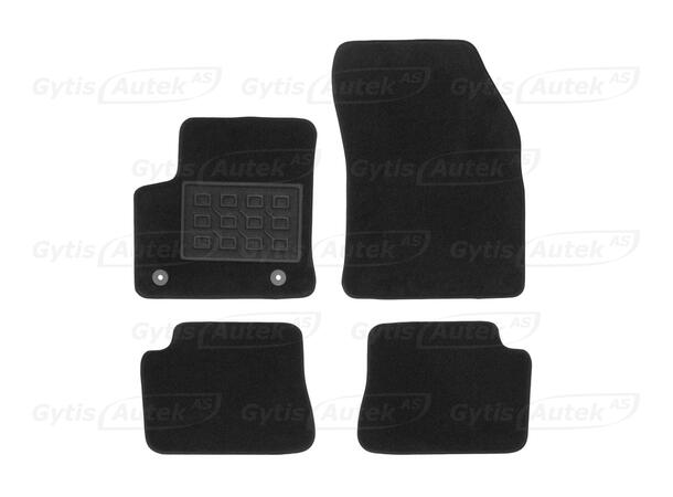 Gulvmatter i stoff til Peugeot e-208 2020-> | gytisautek.no