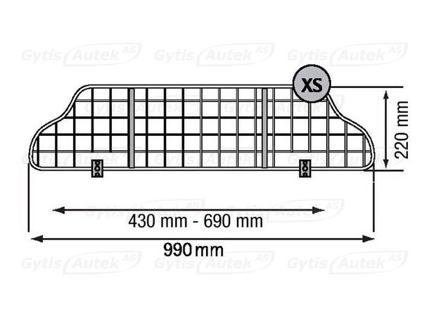 Hunde/Lastegitter| Mini Clubman F54 2015-2023 | gytisautek.no