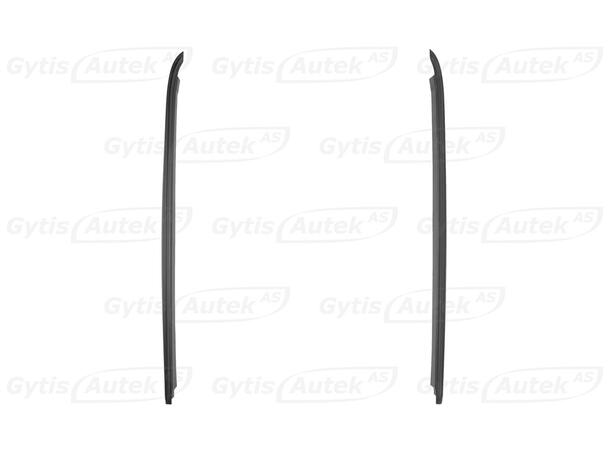 Kantbeskyttere. Plast Nissan Navara 2016-2022 
