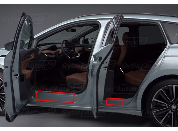 PPF folie | Skoda Enyaq 2021-> | Dørterskel | gytisautek.no