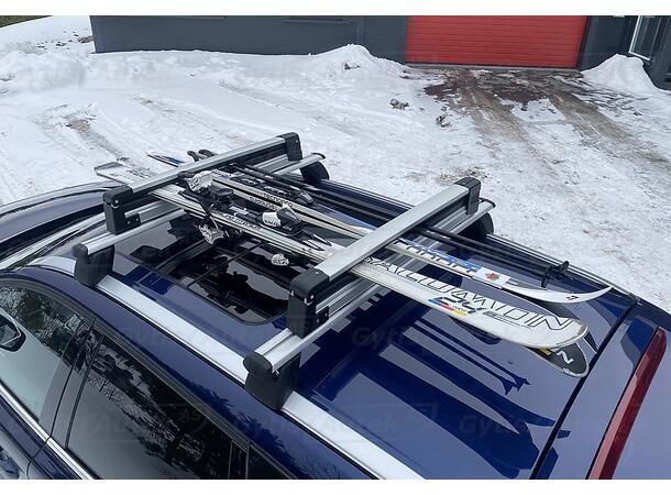 Skiholder til 6 par ski i Aluminium | gytisautek.no