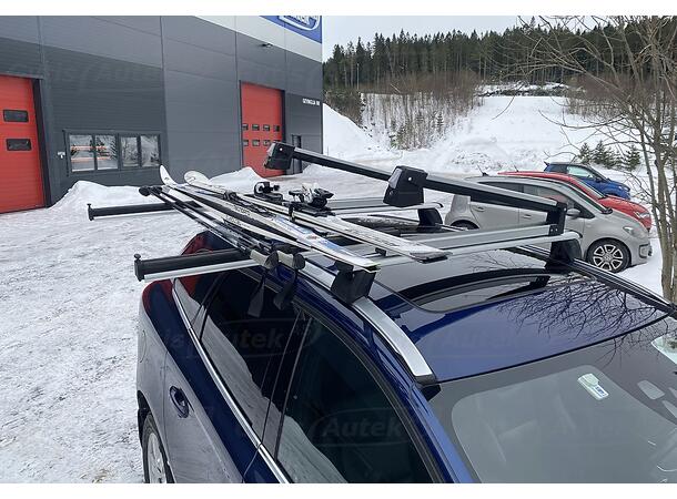 Skiholder til 6 par ski i Aluminium | gytisautek.no