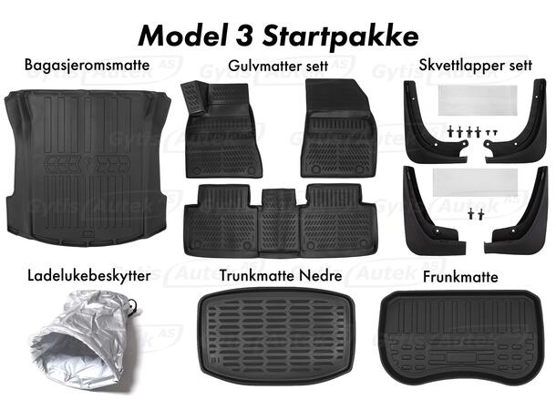 Startpakke til Tesla Model 3 2020-2023 | gytisautek.no