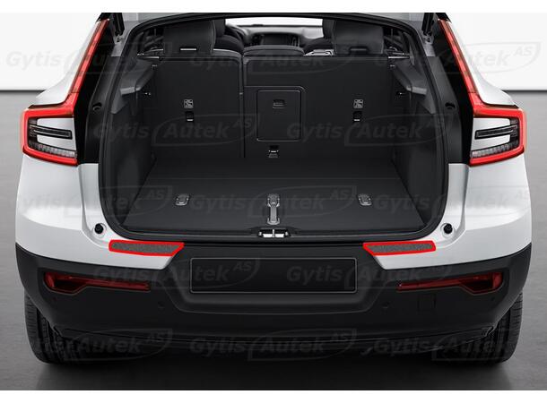 Bakfangerbeskytter. Folie | Volvo C40 2022-> | gytisautek.no