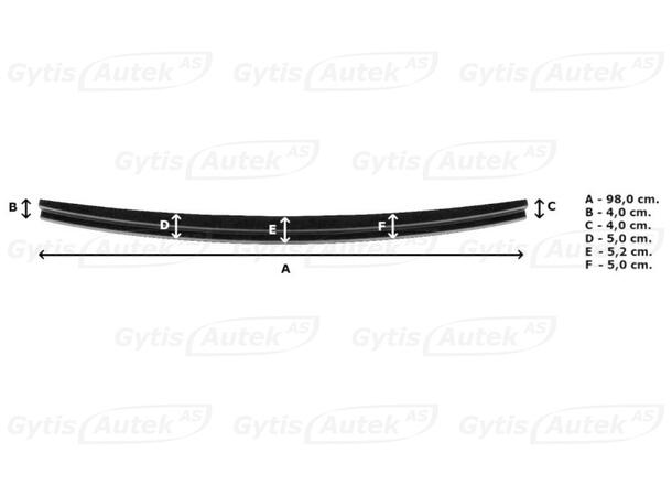 Bakfangerbeskytter til Hyundai i30 2017-> | gytisautek.no