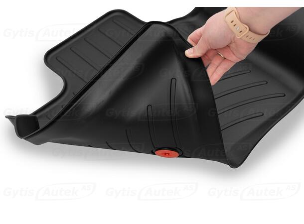Gulvmatte. Bak. Plast Dodge RAM 2009-2018 1500 