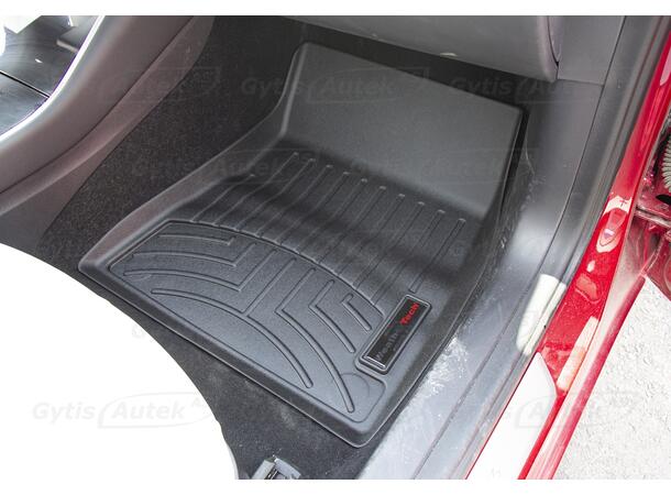 Gulvmatter. Foran. Plast Tesla Model 3 2018-2023 