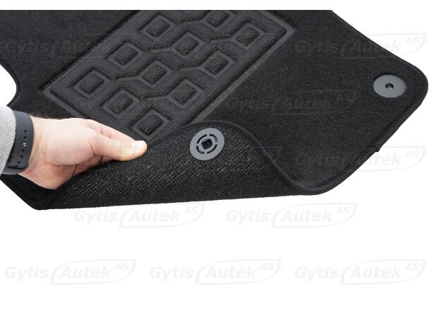 Gulvmatter i stoff til Skoda Superb 2008-2015 | gytisautek.no