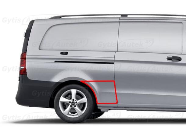 Hjulbuerbeskyttere. PPF | MB Vito W447 2015-> | gytisautek.no
