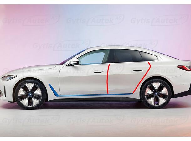 PPF folie | BMW i4 2022-> | Dørkant | gytisautek.no