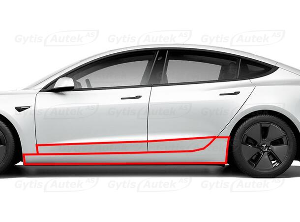 PPF folie | Tesla Model 3 2018-> | Kanal og dør | gytisautek.no