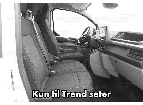 Setetrekk. 1 + 2 seter. Kunstskinn Ford Tourneo Custom 2024-> Trend