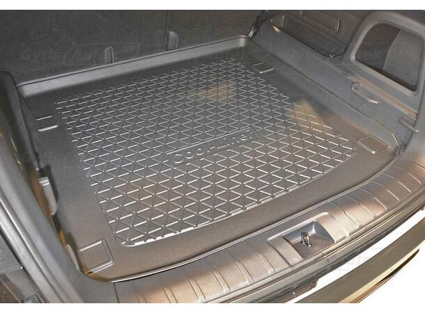 Bagasjeromsmatte. Plast SsangYong Rexton Y400 2018-2023 5 seter 