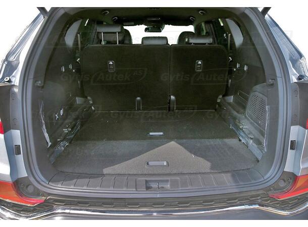 Bagasjeromsmatte. Plast SsangYong Rexton Y400 2018-2023 5 seter 