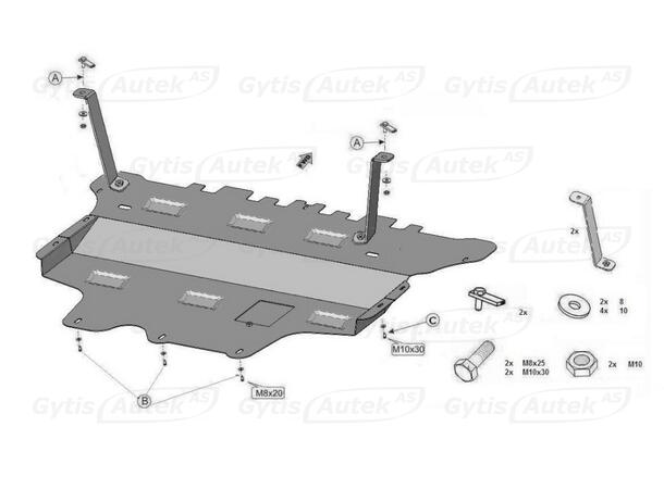 Bunnplate | Ford Tourneo Connect 2024-> | gytisautek.no