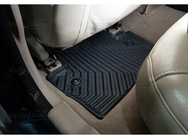 Gulvmatter. TPE-gummi Volvo S80 2006-2016 