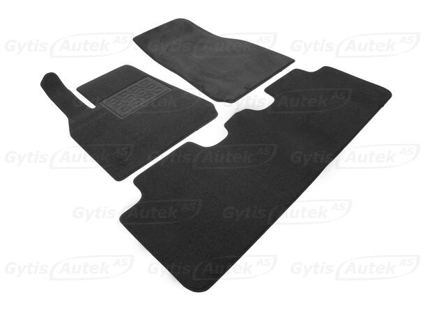 Gulvmatter i stoff | Tesla Model Y 2021-> |gytisautek.no