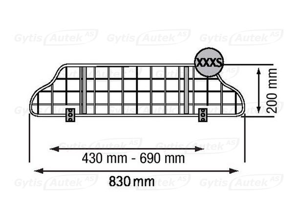 Hunde/Lastegitter| Mini Cooper F56/F55 2014-2023 | gytisautek.no