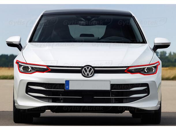 PPF-folie | Lykter | VW Golf VIII 2020-> | gytisautek.no