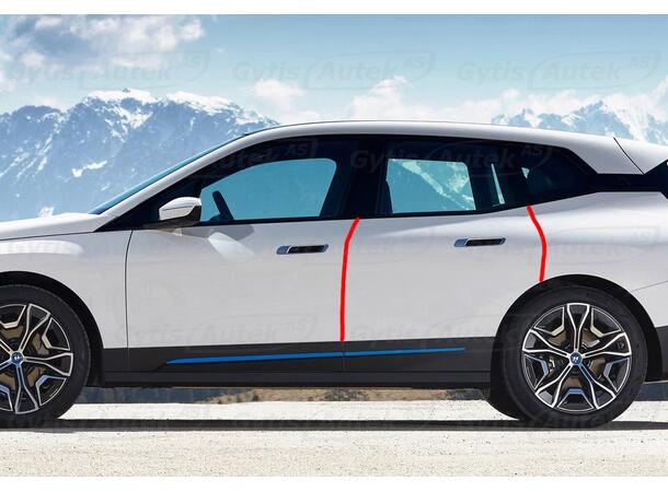 PPF folie | BMW iX 2021-> | Dørkant | gytisautek.no