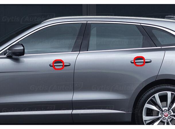 PPF folie | Jaguar F-Pace 2016-> | Dørhåndtak | gytisautek.no