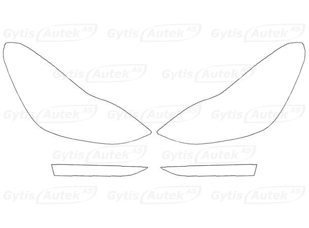 PPF folie | Tesla Model 3 2018-> | Lykter | gytisautek.no