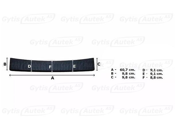 Bakfangerbeskytter til Toyota Aygo X 2022-> | gytisautek.no