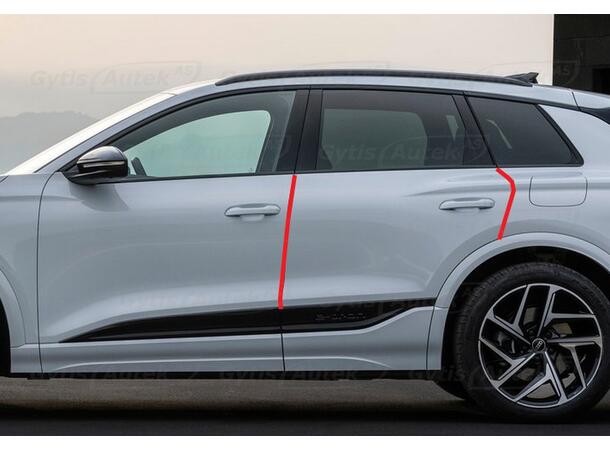 Dørkantbeskyttere | PPF-folie| Audi Q6 e-tron 2024-> |gytisautek.no