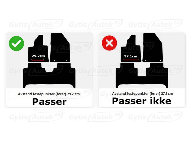 Gulvmatter | Zeekr X 2024-> | gytisautek.no