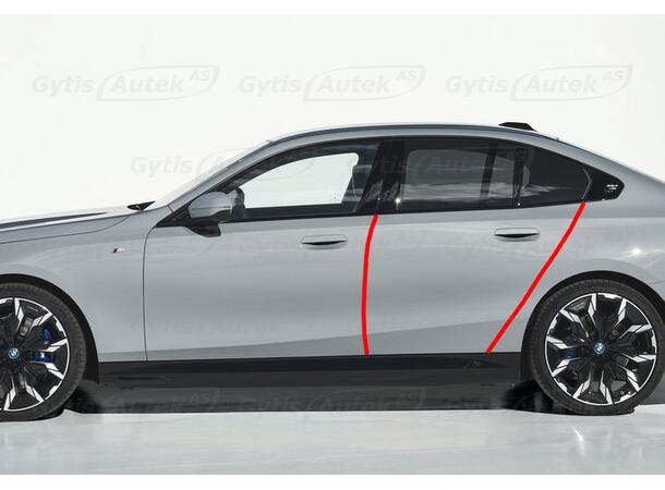 PPF-folie | Dørkant | BMW i5 G60 2024-> | gytisautek.no
