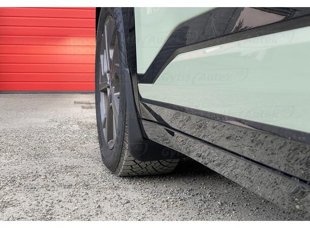 Skvettlapper. Foran og bak. Plast Kia EV3 2024-> 