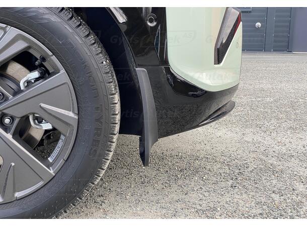 Skvettlapper. Foran og bak. Plast Kia EV3 2024-> 