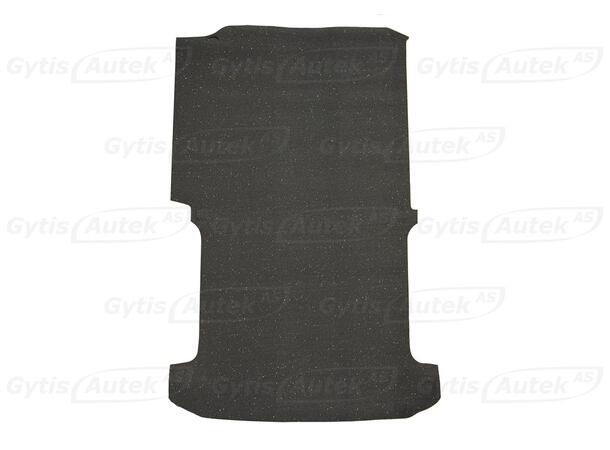Vareromsmatte. Granulert gummi. B-vare VW T5 Transporter 2003-2015 Kort 