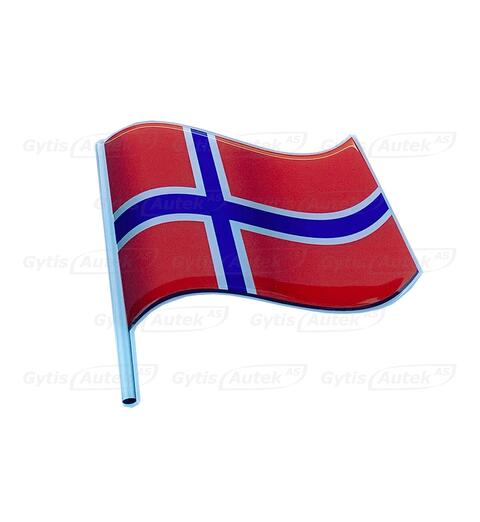3D klistremerke. Norge Universalt