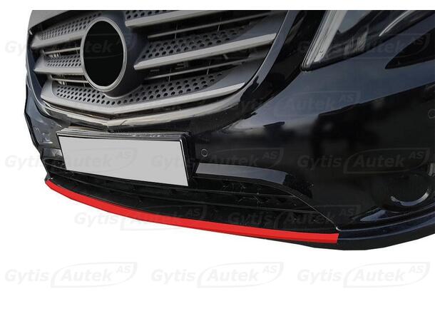 Frontfanger dekor. Rød. Stål MB Vito W447 2015-> 