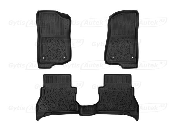 Gulvmatter | Jeep Wrangler 4xe 2021-> | gytisautek.no
