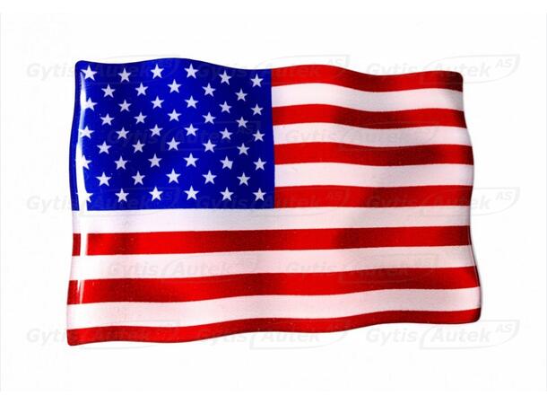 3D klistremerke. USA Universalt 