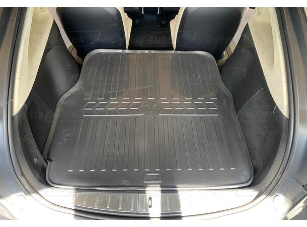 Bagasjeromsmatte | Tesla Model X 2017-2021 | gytisautek.no