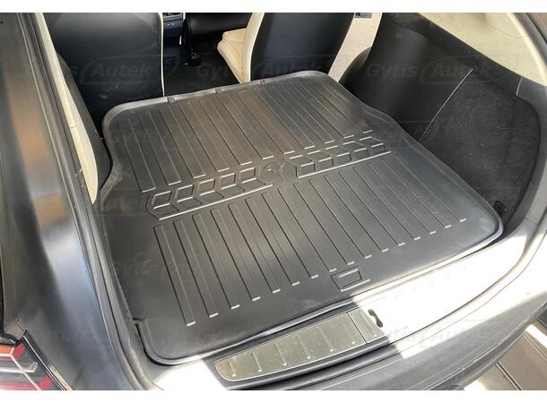 Bagasjeromsmatte | Tesla Model X 2017-2021 | gytisautek.no