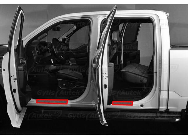 Dørterskelbeskyttere | PPF-folie | Ford F-150 2015-2020|gytisautek.no