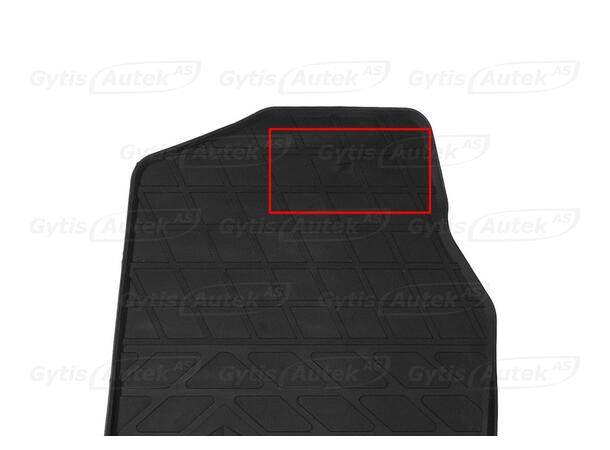 Gulvmatter. Gummi. B-vare Ford Transit 2000-2006 