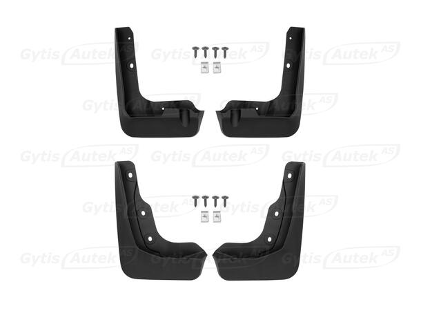 Skvettlapper. Foran og bak. Plast BMW X1 U11 2023-> M-sportspakke 