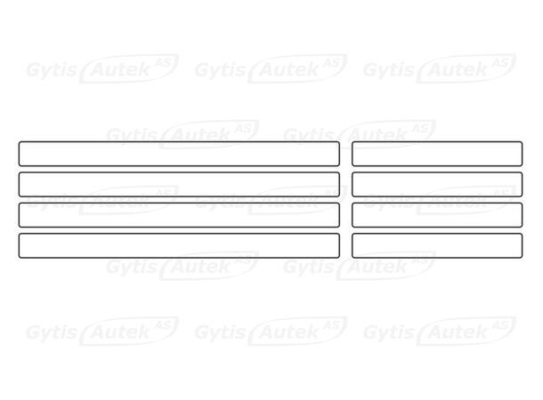 Dørhåndtakbeskyttere | PPF | Isuzu D-Max 2021-> | gytisautek.no
