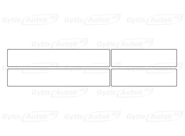Dørterskelbeskyttere | PPF-folie| BYD EVO 4x4 2026-> | gytisautek.no